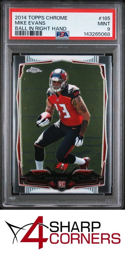 2014 Topps Chrome #185 Mike Evans Rc Buccaneers Ball In Right Hand Psa 94SC is now accepting consignments at just 5% on $1,000+