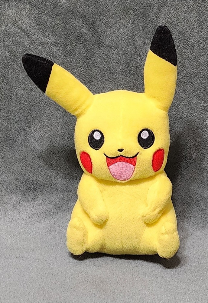 Tomy Pokemon Pikachu PLUSH Doll Stuffed Animal Toy 9” Yellow 2016
