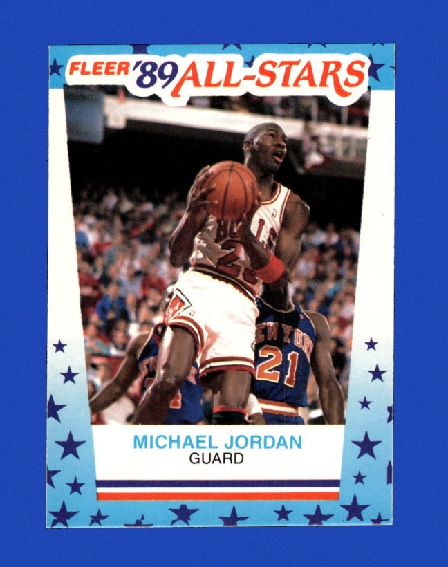 1989-90 Fleer Sticker Set-Break #  3 Michael Jordan NM-MT OR BETTER *GMCARDS*Consign with Greg Morris Cards