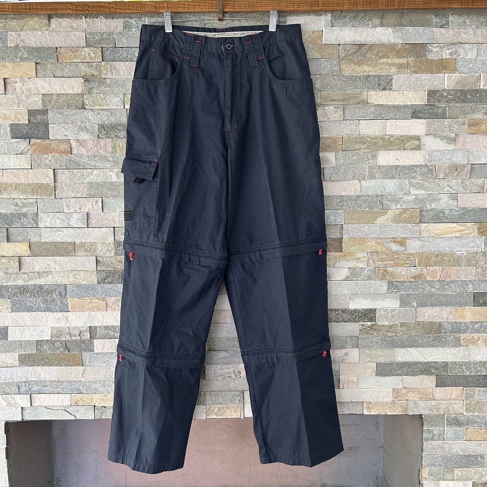 Vintage Ocean Pacific Two Way Zip Off Pants Baggy 90s Y2K Skate Size 34
