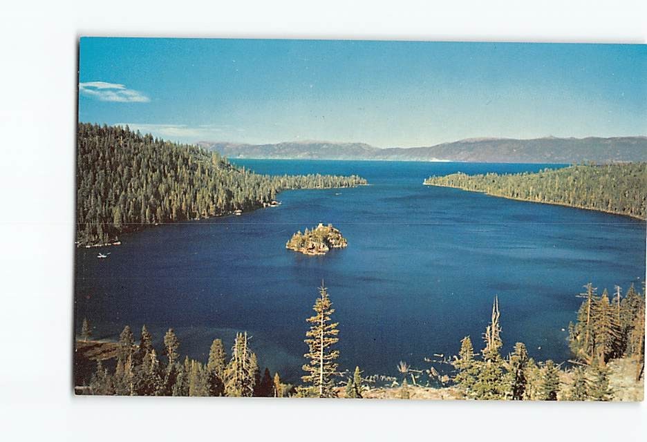 Postcard Emerald Bay Lake Tahoe California USA