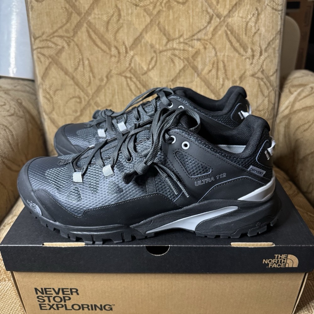 The North Face Men's Ultra 112 WP Hiking Shoes in Black Size US 11 M EU 44.5