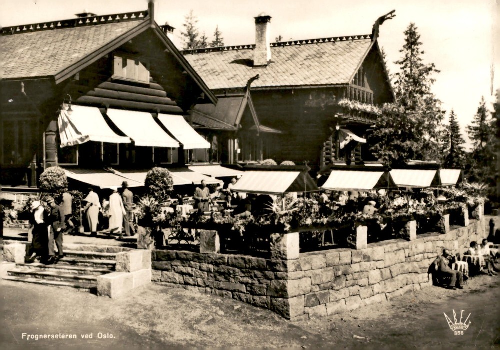 Frognerseteren, Oslo, 1950s Postcard