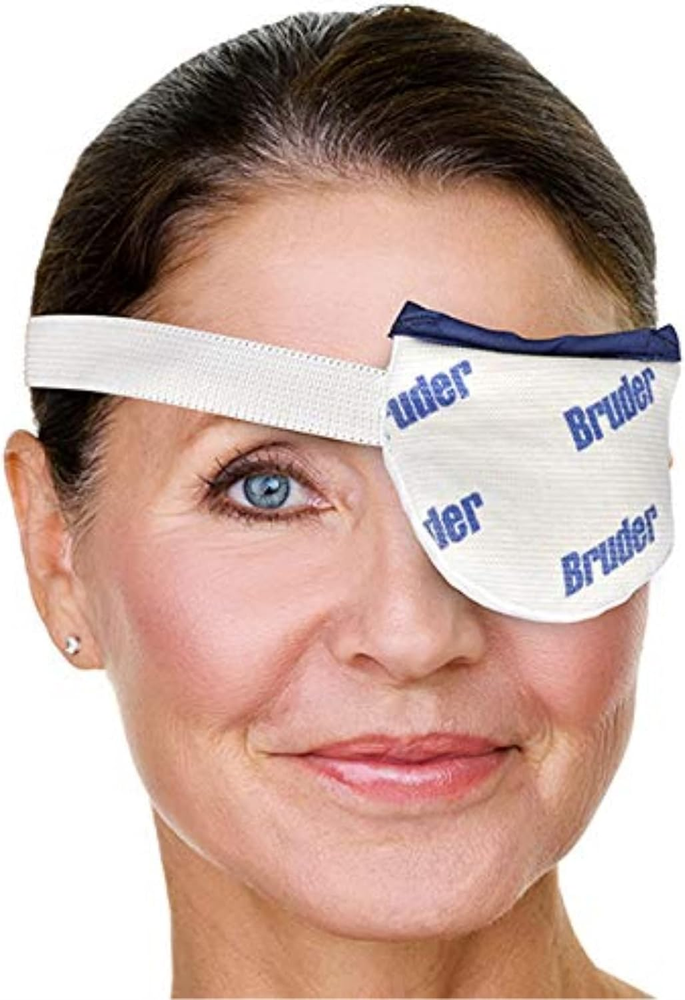 Microwave-Activated Single Eye Moist Heat Compress for Fast Relief