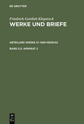Friedrich Gottlieb Klopstock Apparat 2 (Hardback)