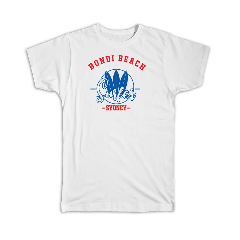 Gift T-Shirt : Bondi Beach Australia Surfer Tropical Souvenir Travel