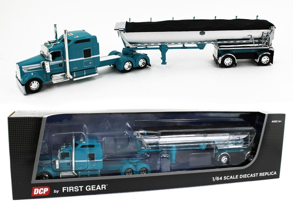 DCP 1:64 *AQUA* Kenworth W900L 86