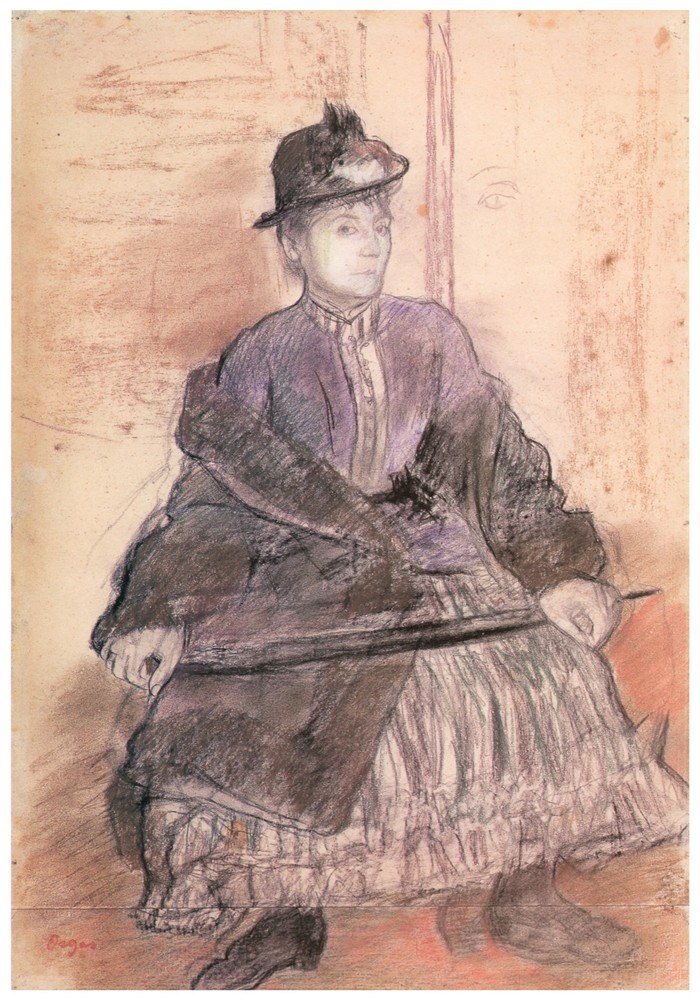 Decor Poster. Fine Graphic Art Design. Mean lady drawing. Home Wall Art. 1893