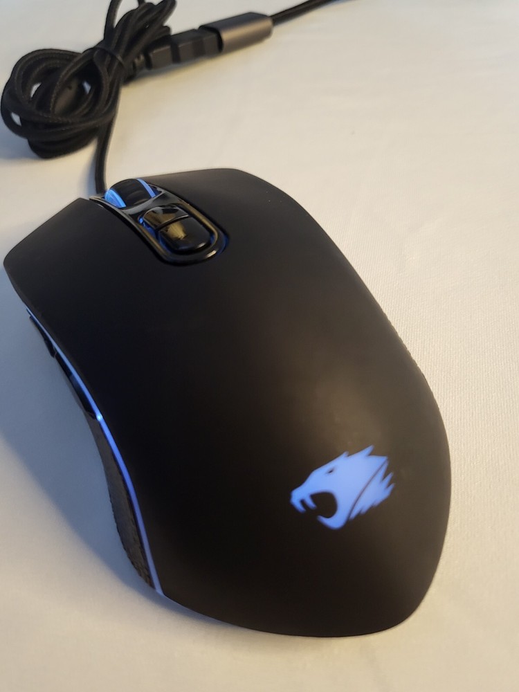 iBUYPOWER Ares M2-MS Black Multicolored Wired Gaming Mouse