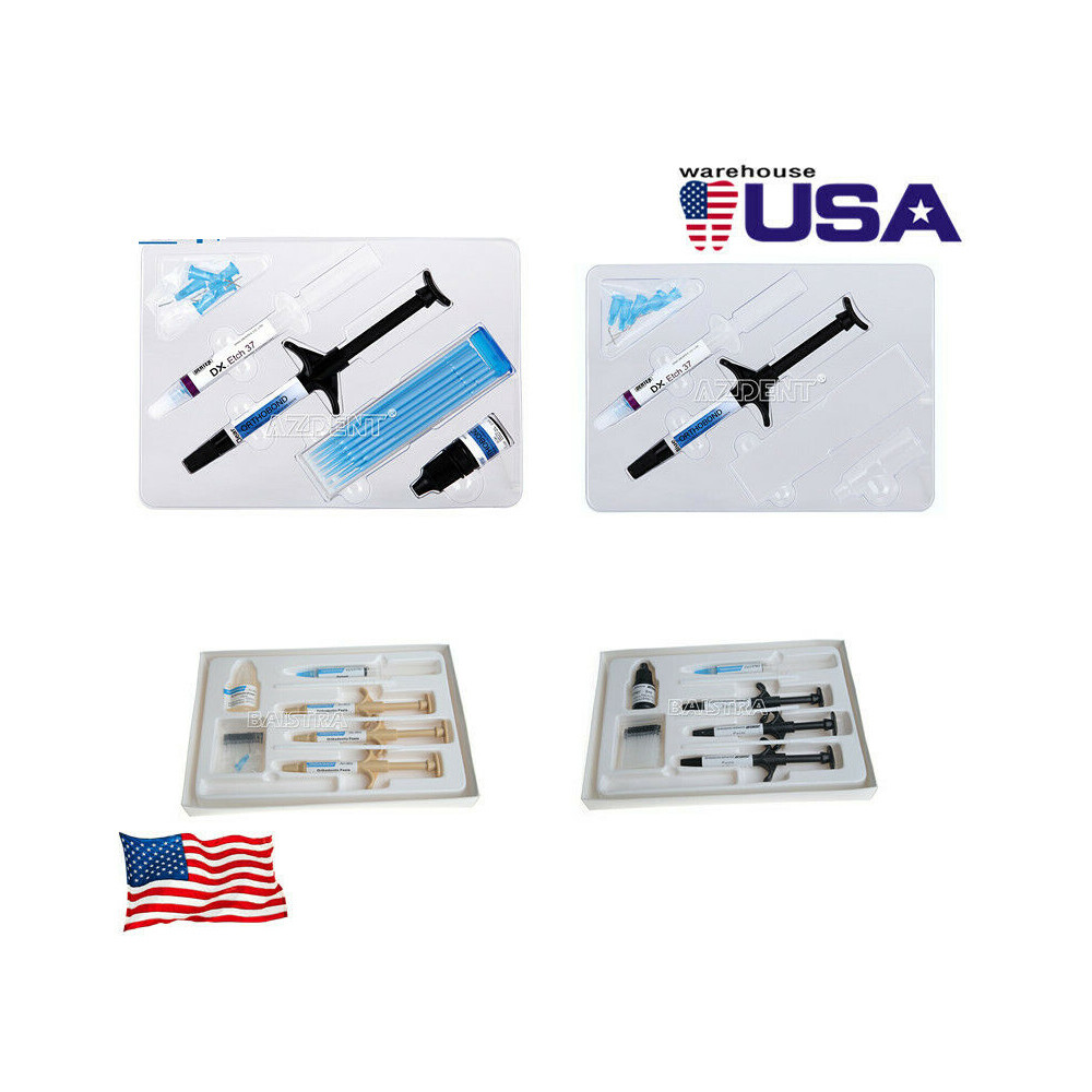 Dental Orthodontic Light Cure Extensive Adhesive /Bonding Bracket Kit /Blue