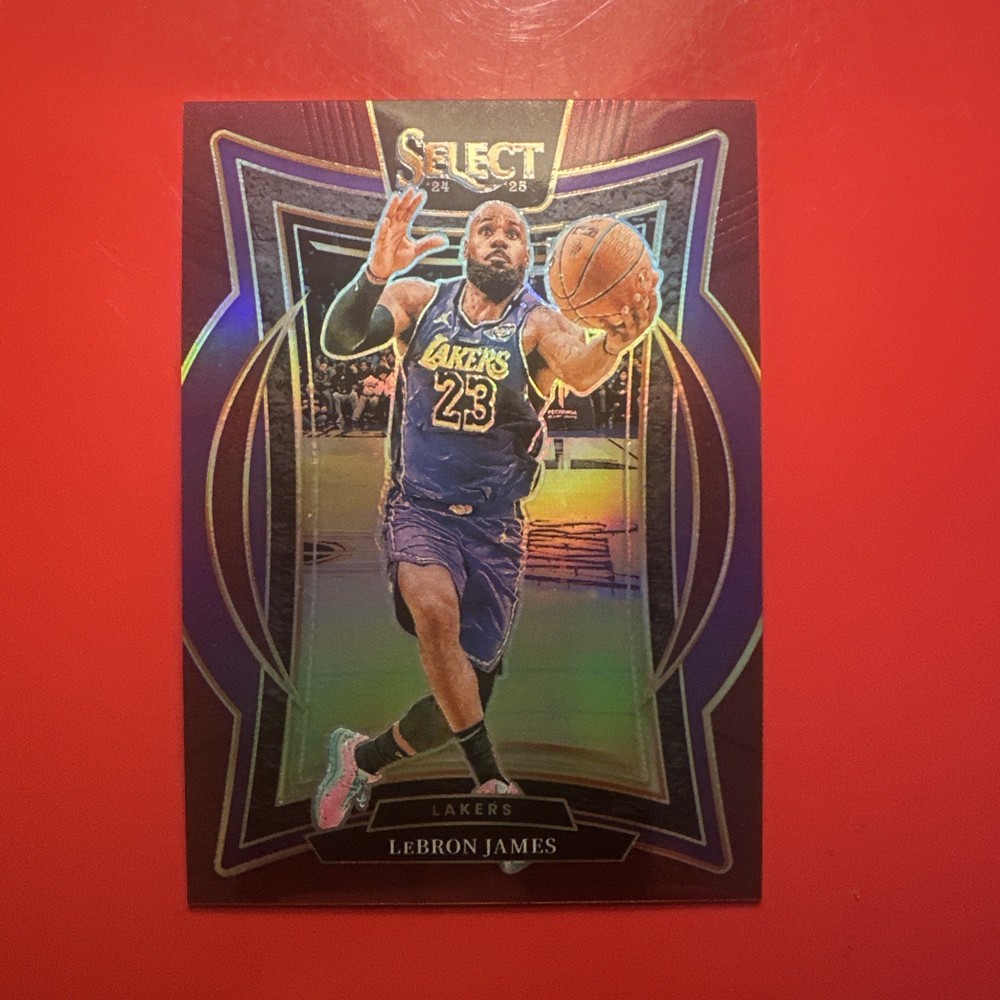 2024-25 Panini Select - Concourse LeBron James #54 Maroon Prizm /175