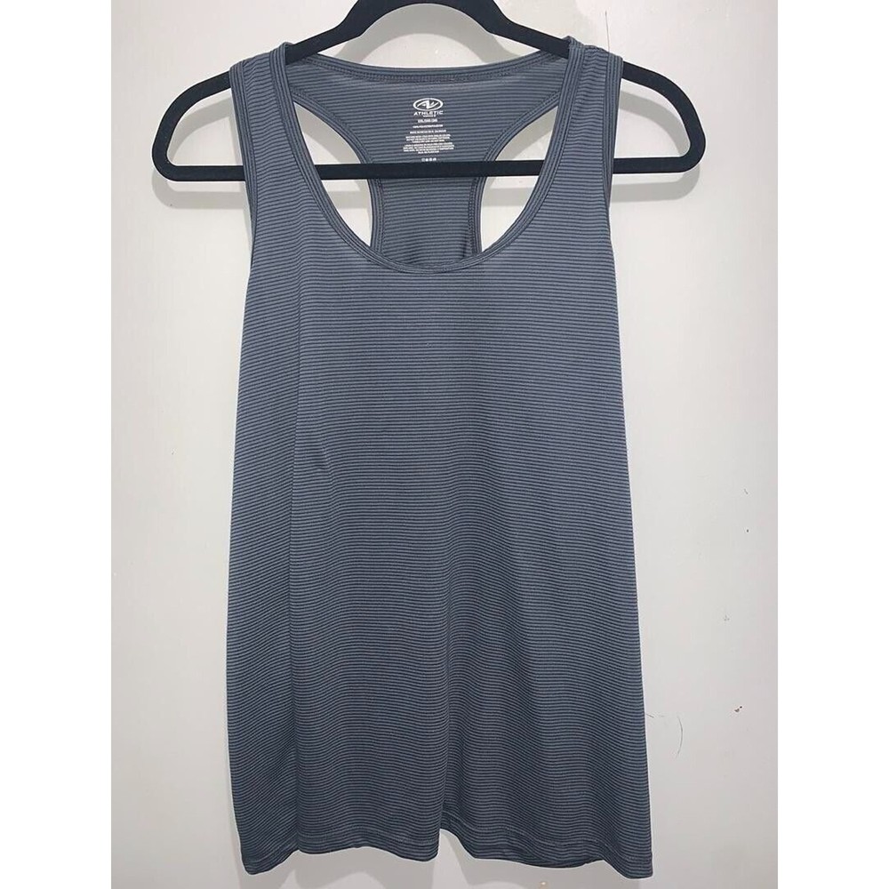 Womens Athletic Works Gray Sleeveless Racerback Tank Top XXL Activewear
