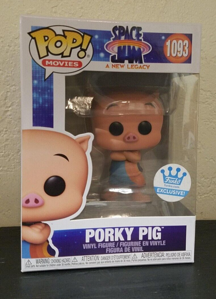 Funko Pop! Space Jam New Legacy  Porky Pig #1093 Funko Shop Exclusive Vaulted