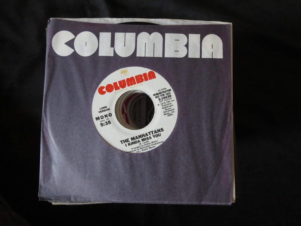 MANHATTANS – I Kinda Miss You PROMO Unplayed Old Stock