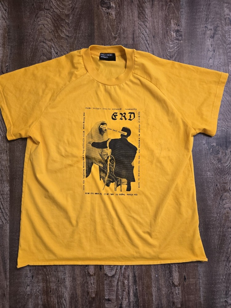 ENFANTS RICHES DEPRIMES T-Shirt Size XL  Made in USA. Love Isn't Enough.