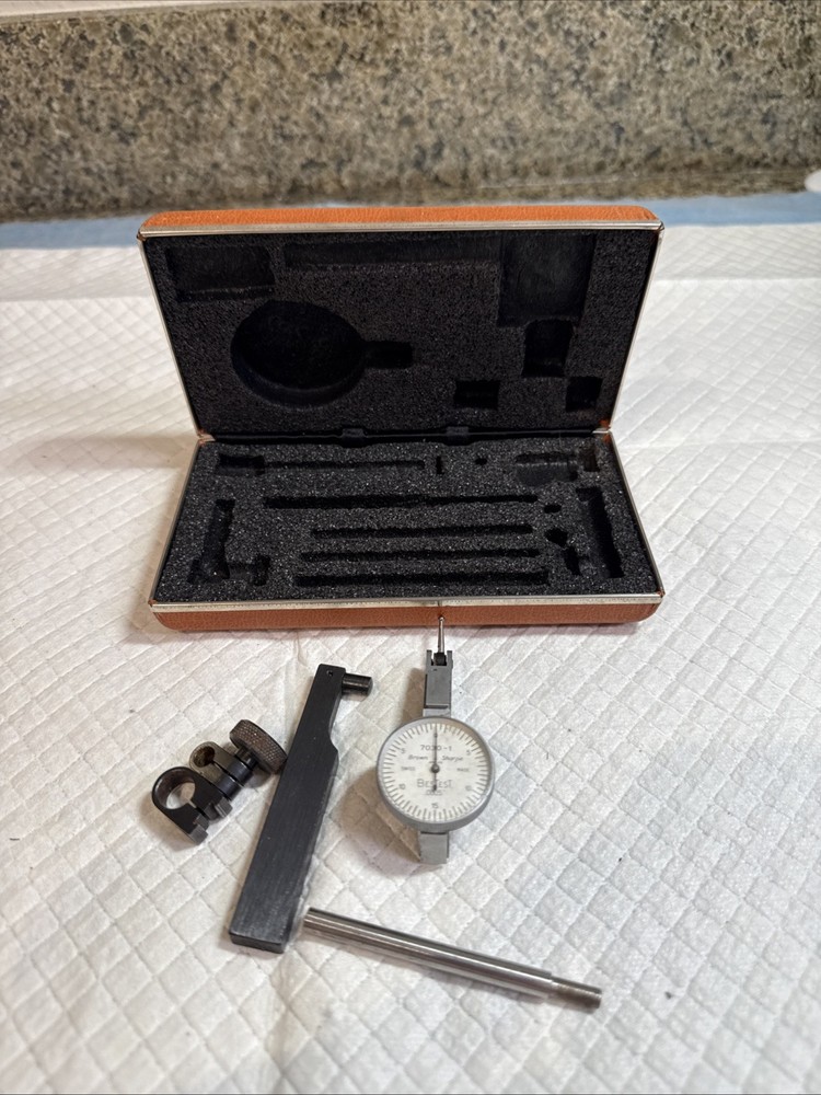 🗽 Vintage Brown And Sharpe Best Test .0005 7030-1 Dial Indicator...