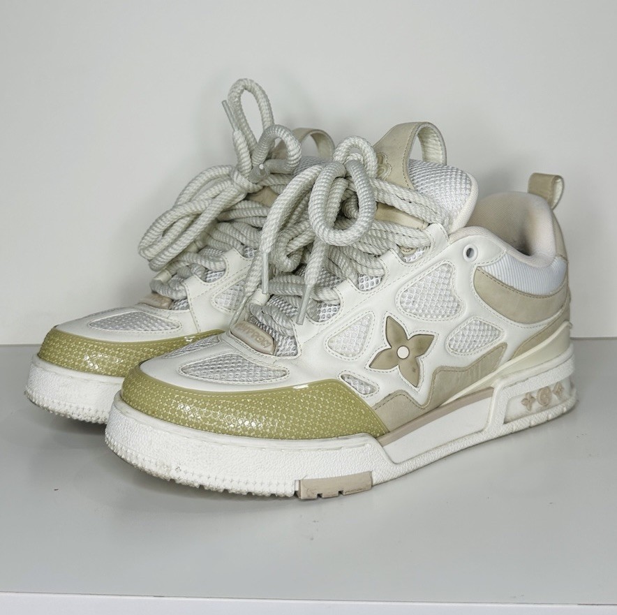 Men Louis Vuitton Skate Trainer Size 7 IT 42 US 9 Worn 4 Times Good Condition