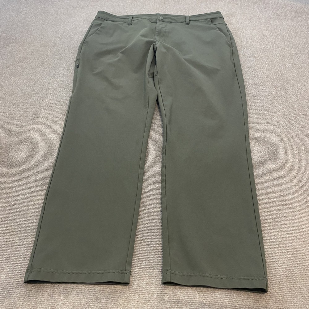 BYLT Basics Pants Mens 40 Athletic Stretch Zipper Pocket Casual Straight Leg
