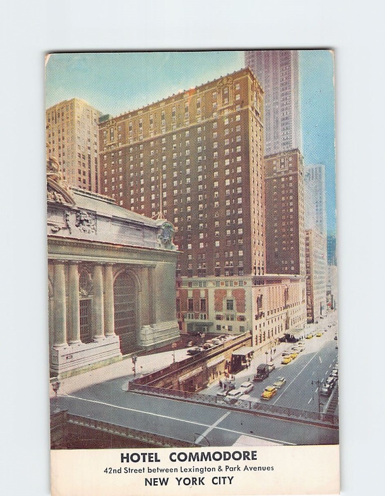 Postcard Hotel Commodore New York City New York USA