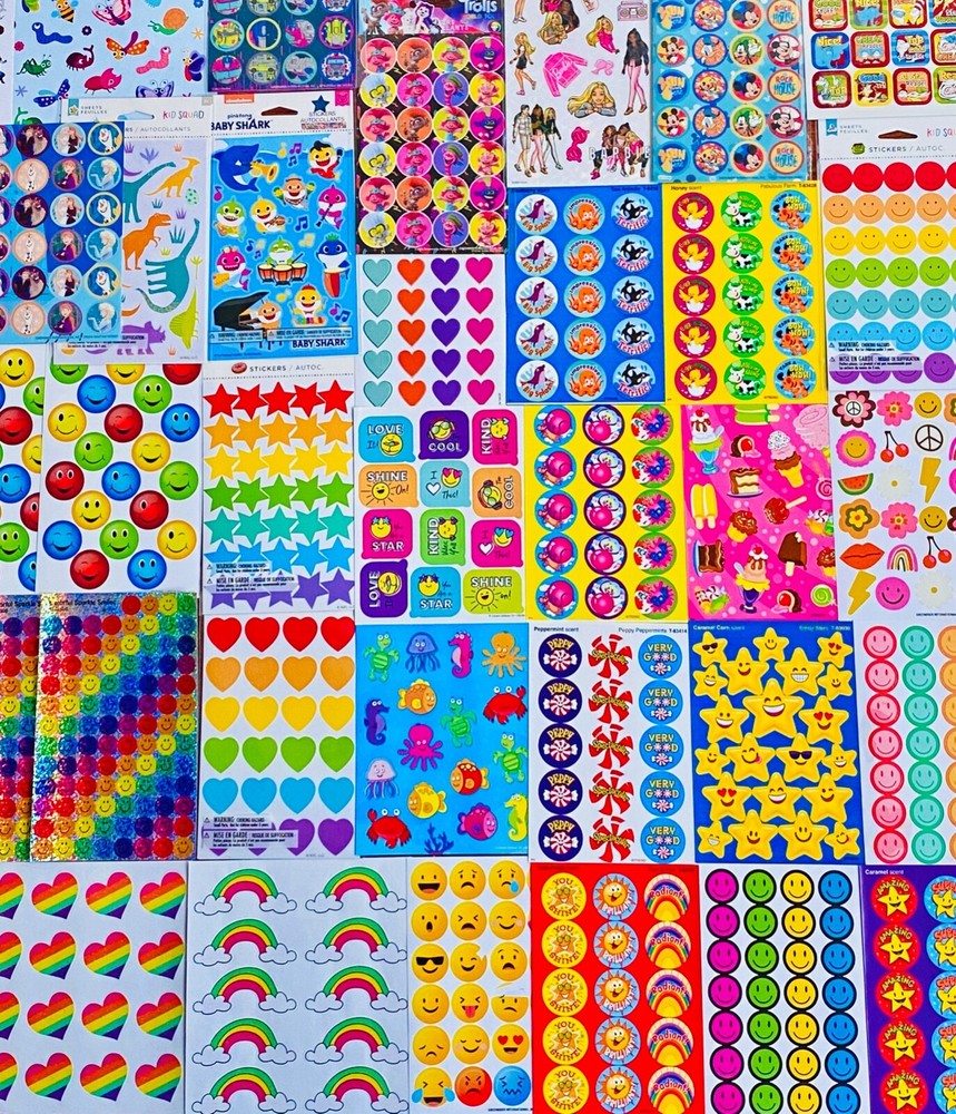 Wholesale 600 STICKER Lot, Sandylion Hallmark Crafters Corner American Greetings