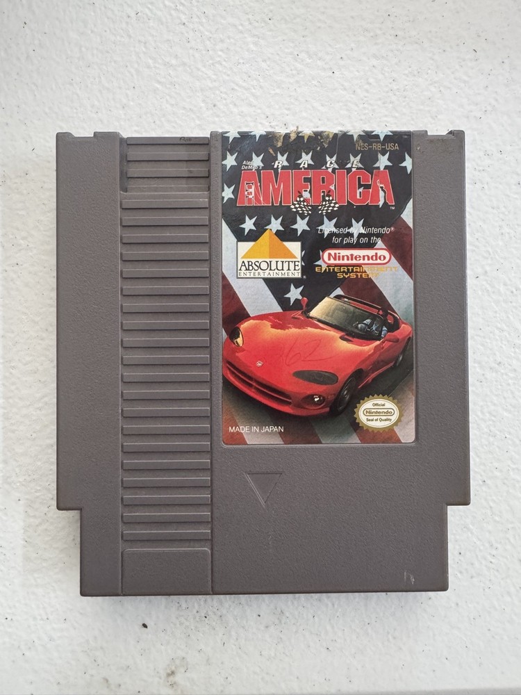 Race America (NES Nintendo Entertainment System 1992) Cartridge Only - Authentic