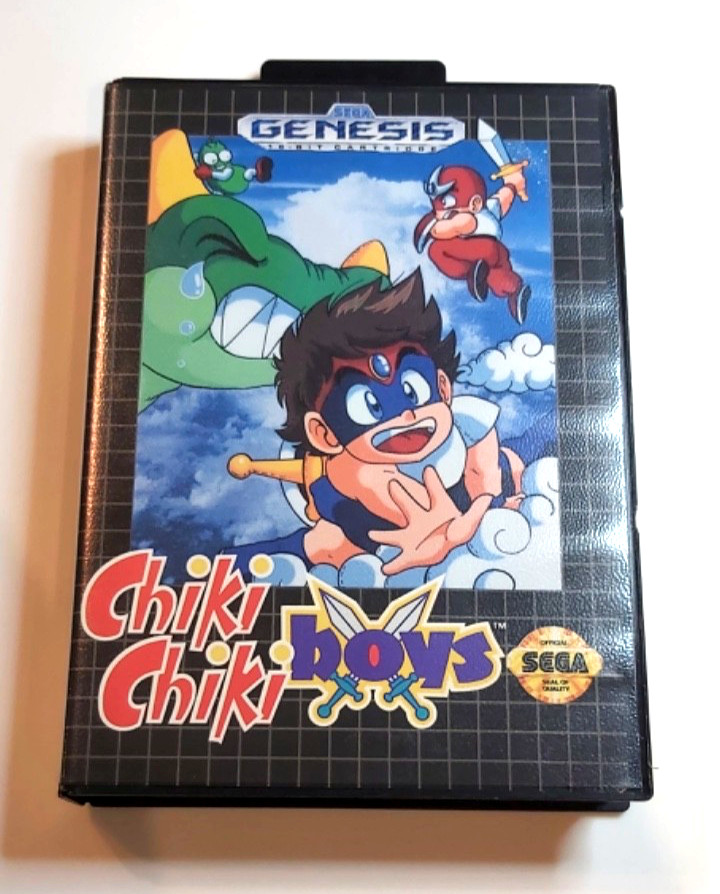 Chiki Chiki Boys (Sega Genesis, 1993) Cib Complete Cleaned & Tested Capcom