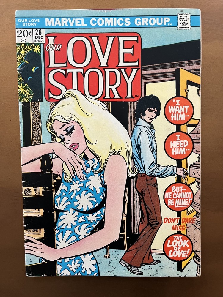 Our Love Story # 26 (Marvel 1973) Bronze Age Romance Love - 5.5