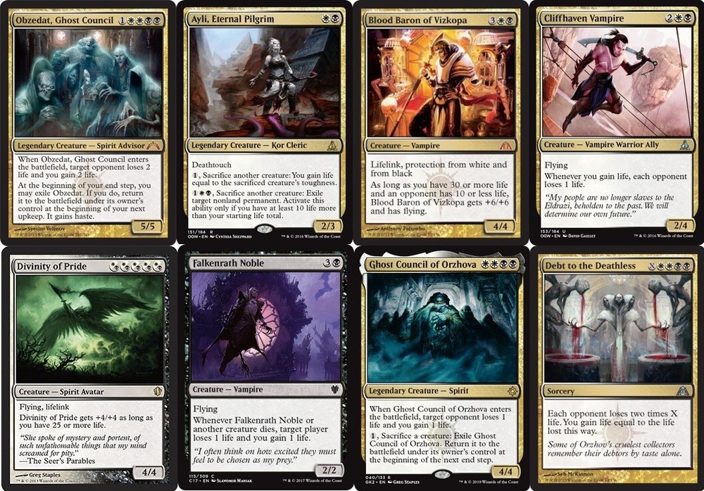 Obzedat Orzhov Extort Commander Deck MTG Magic EDH Life Gain Life Drain - NM