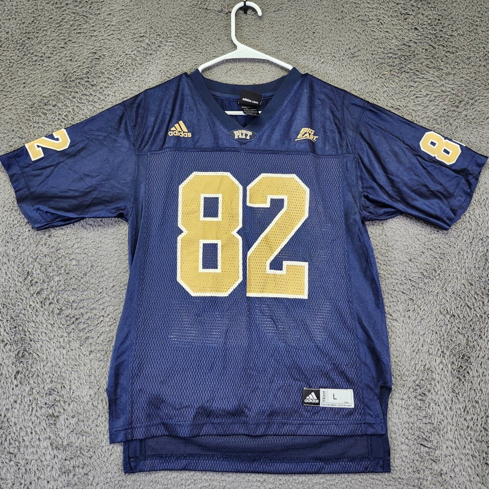 Vintage Y2K Adidas Pittsburgh Panthers NCAA Football Jersey Youth L Size 82