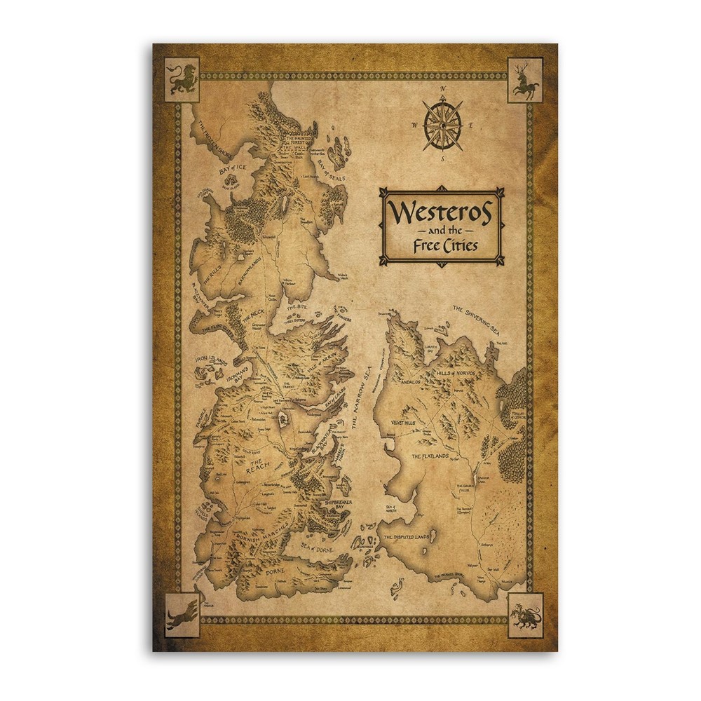 Westerlo game prints retro map posters