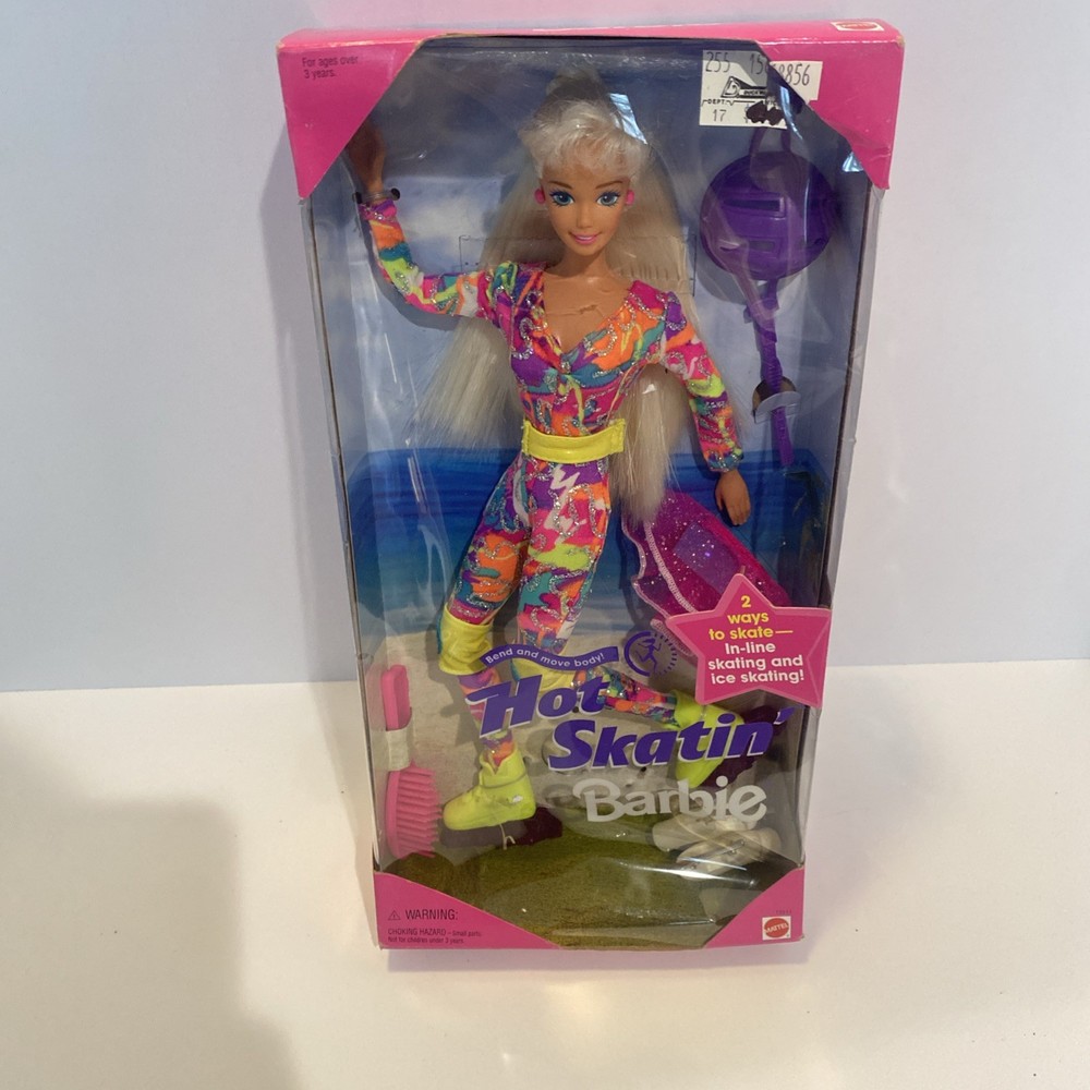 Vintage 1994 Mattel Hot Skatin’ Barbie Doll - NRFB - Box Shows Some Damage