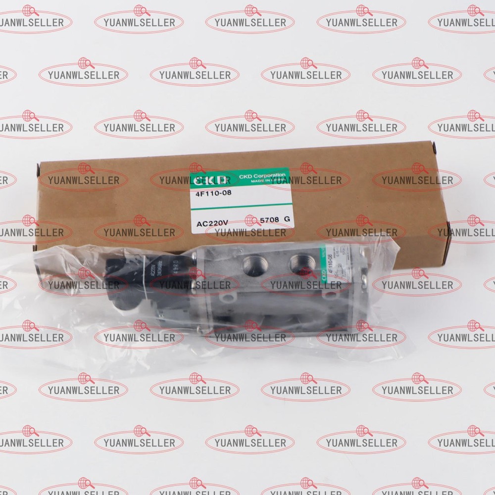 1PC New CKD 4F110-08 AC220V Solenoid Valve