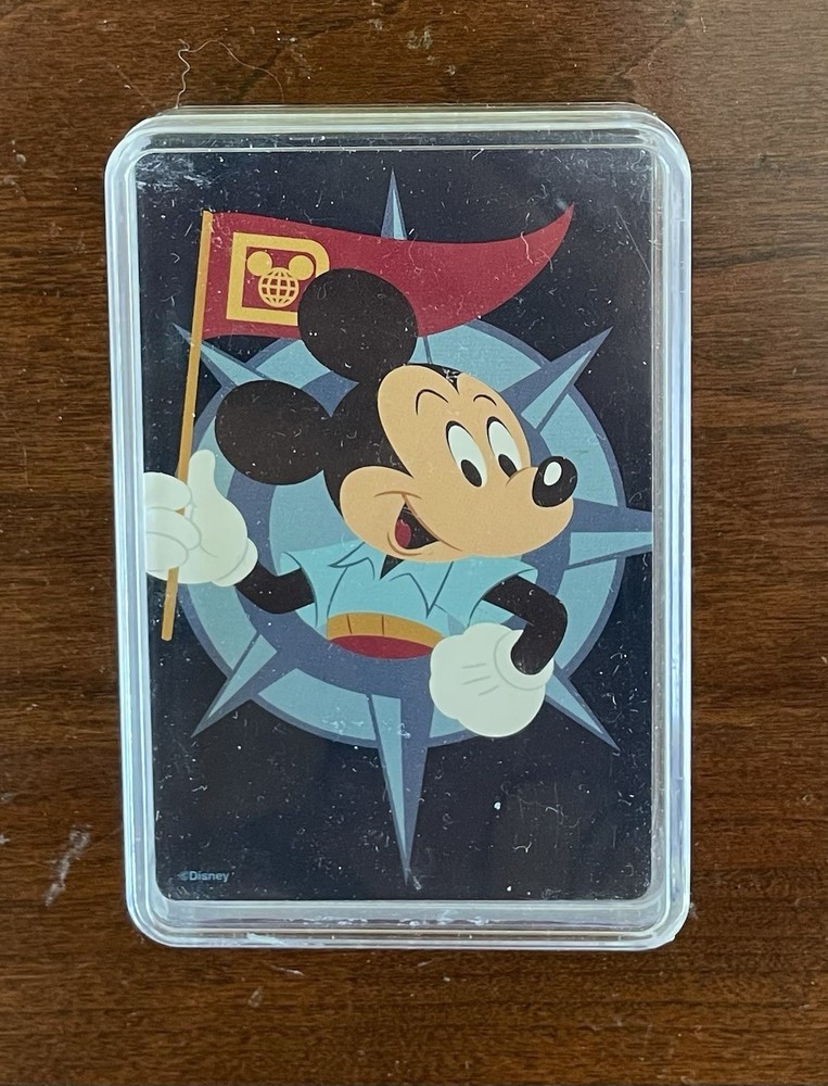 Disney World Mickey Mouse Park Icons Playing Cards with Chip Dale Joker