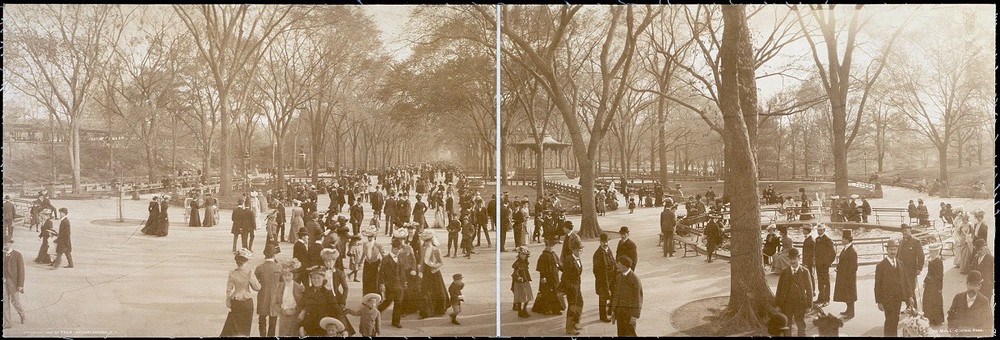 Photo:1902 The Mall,Central Park,New York