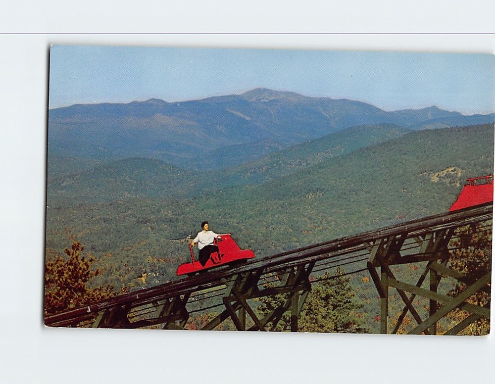 Postcard Mt. Cranmore Skimobile North Conway New Hampshire USA