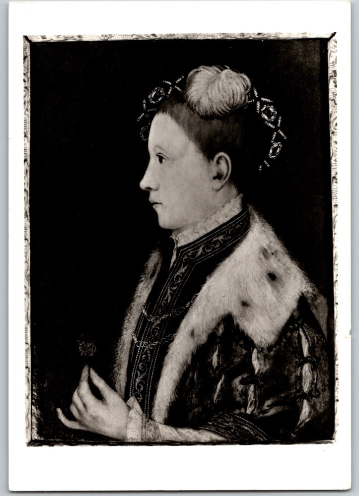 King Edward VI Wilton House Earl of Pembroke School of Hans Holbein Postcard