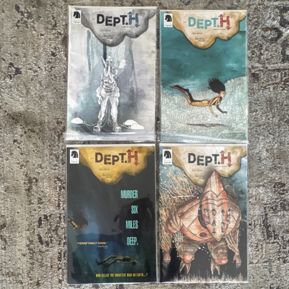 Dark Horse Comics Dept H Matt Kindt Sharlene Kindt Mystery Comic Book Lot