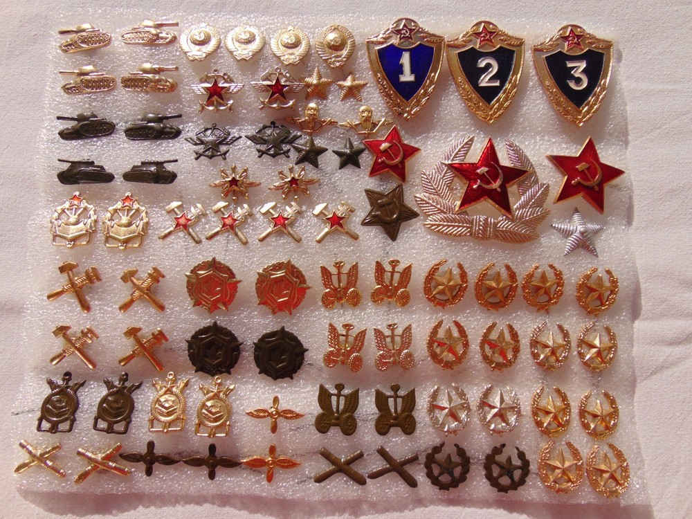 Soviet army insignia. Army of the USSR. Price for everything in the photos