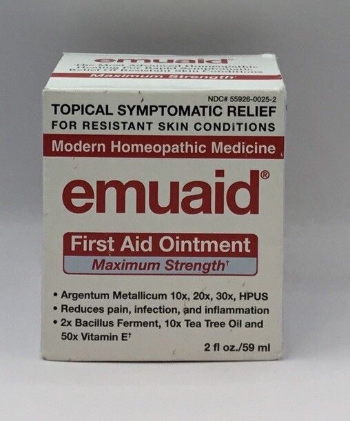 Emuaid First Aid Ointment Maximum Strength - 2 oz