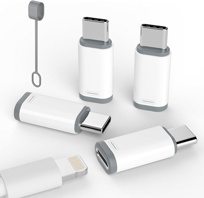 Type C Male To iPhone Port Adapter USB-C To iPhone Charge USB Convertor-4 Pack