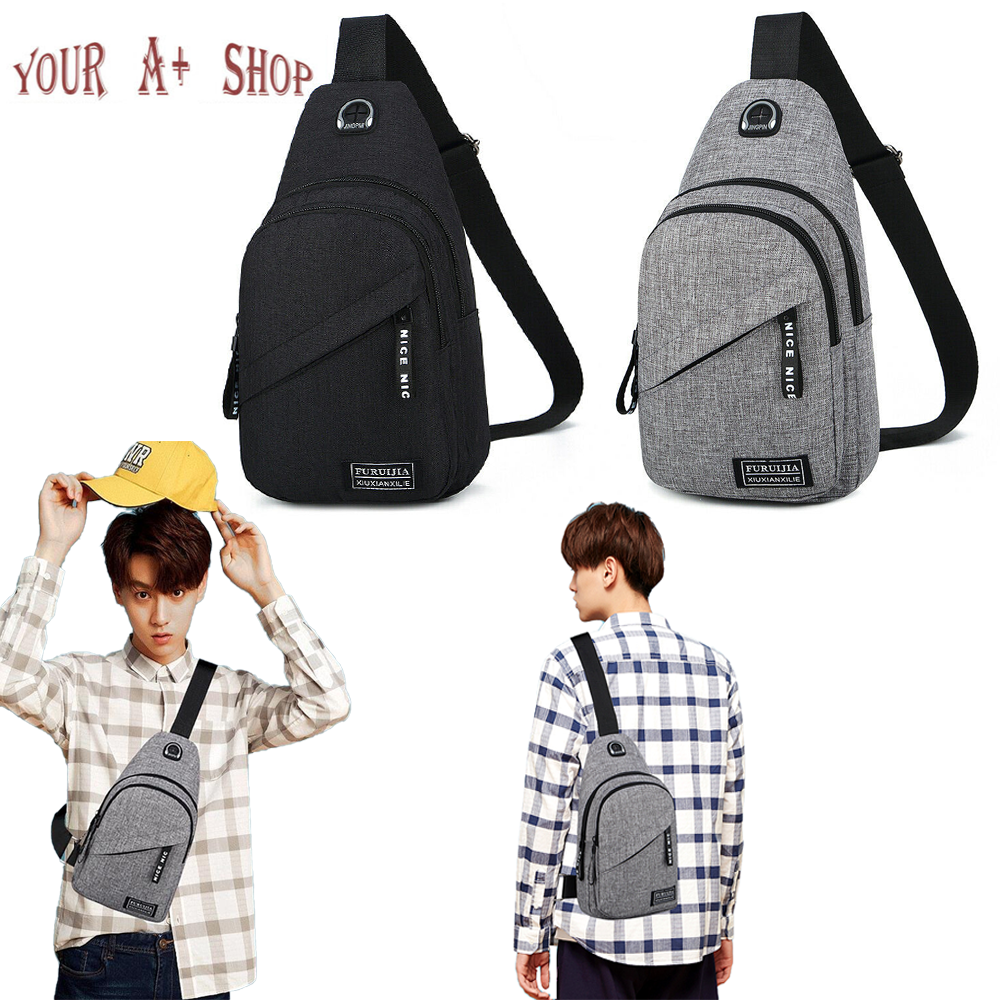 Men Women Sling Bag Chest Fanny Packs Cross Body Travel Shoulder Backpack NEW
