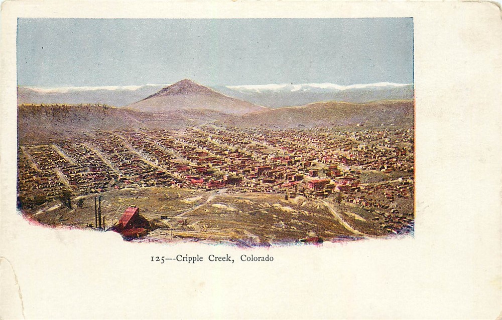 CO, Cripple Creek, Colorado, Town View, No. 125