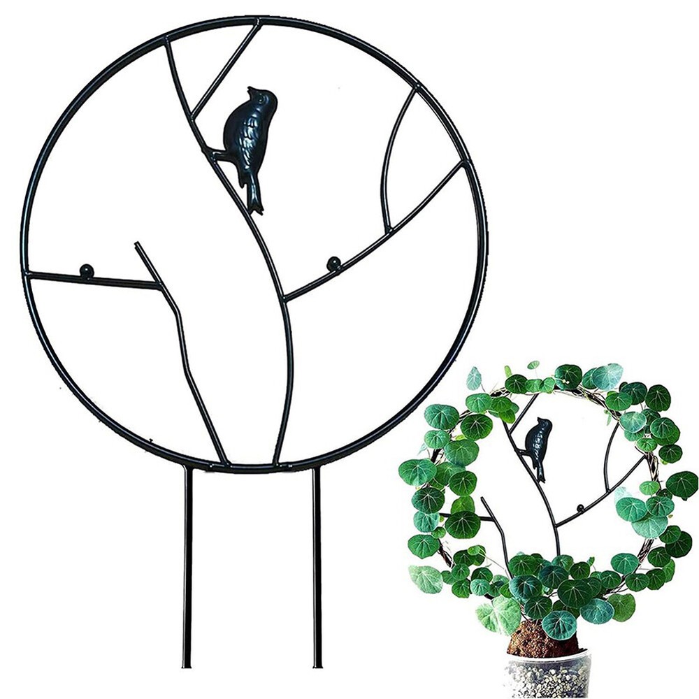 Plant Support Garden Stake Stand Vine Climbing Rack Flower Trellis Frame Holder