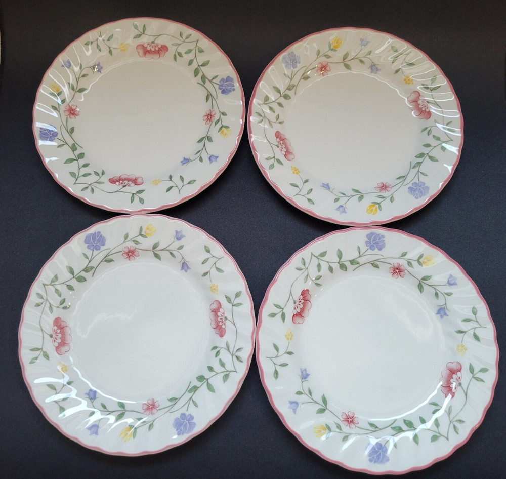 Bread Plates Johnson Brothers - Summer Chintz Set of 4 Made in England vintage