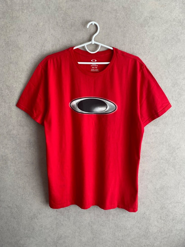 Vintage Oakley Software Centre Big Logo T-Shirt Size XXL