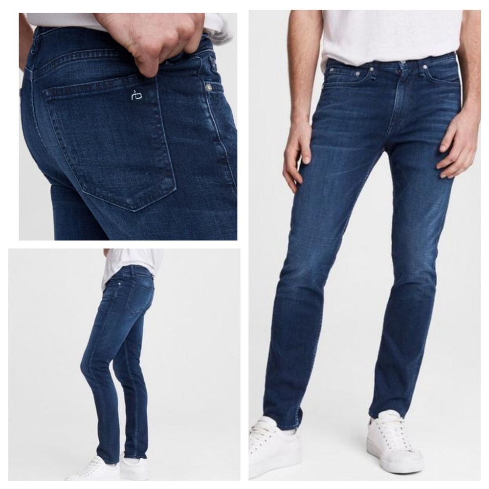 NWT Rag & Bone $225 Men's Fit 2 Slim Fit In Strummer Size: 29x32