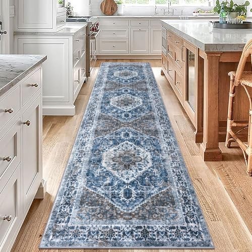 Long Runners for Hallways 2.6x10 Ft Washable Kitchen Runner Rug Boho Runner