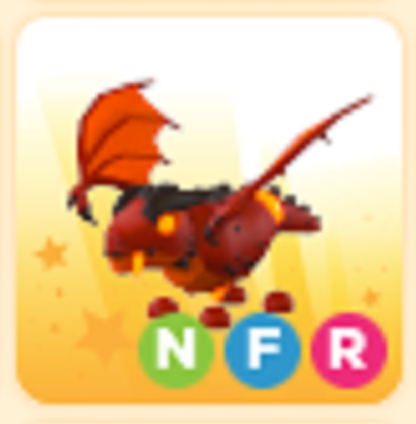 NFR Lava Dragon- Adopt from Me - Cheap & Trusted Store!!
