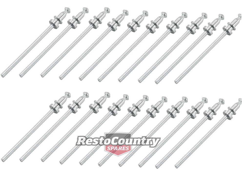 Body Mould Trim Clip Rivets Studs x20 Holden Torana Commodore Ford Falcon