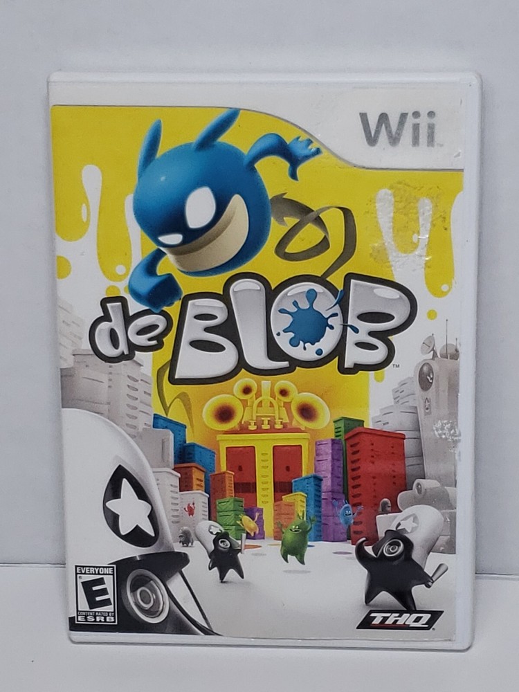 De Blob (Nintendo Wii, 2008) Complete W/Manual Video Game
